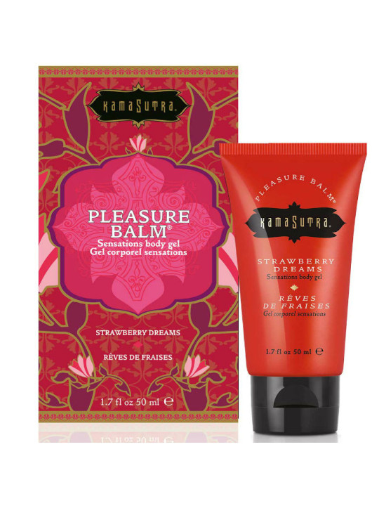 KAMASUTRA - BLSAMO DE PRAZER ESTIMULANTE SABOR DE SONHOS DE MORANGO 50ML