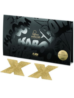 BIJOUX INDISCRETS - CAPAS DE BICOFLASH OURO