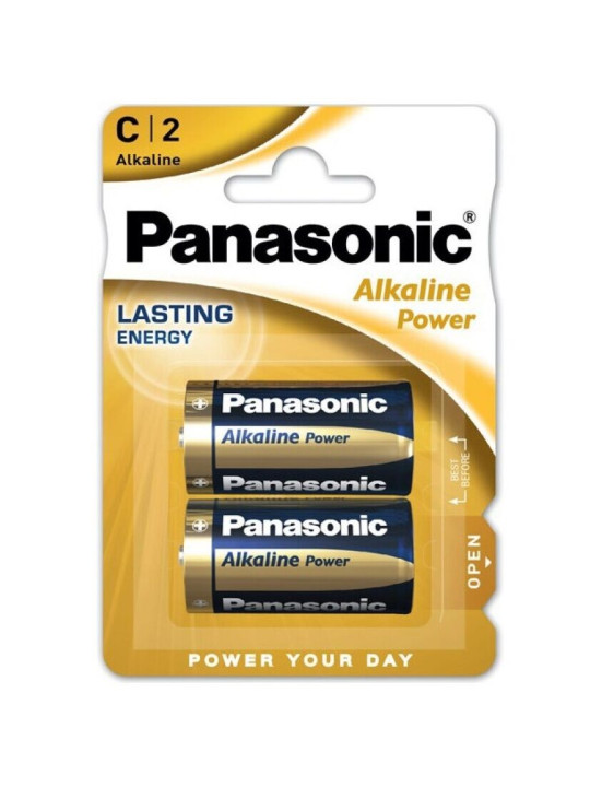 PANASONIC - BRONZE BATTERY C LR14 2 UNIDADES