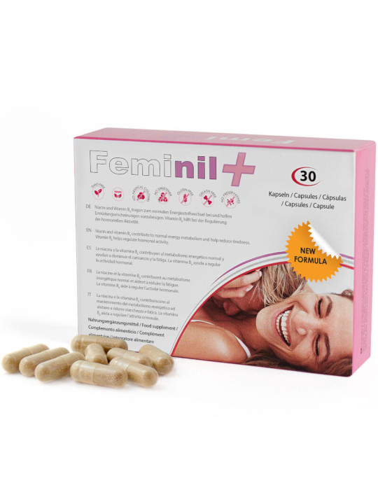 500 COSMETICS - FEMINIL+ MELHORIA DA LIBIDO SEXUAL FEMININA - 30 CÁPSULAS