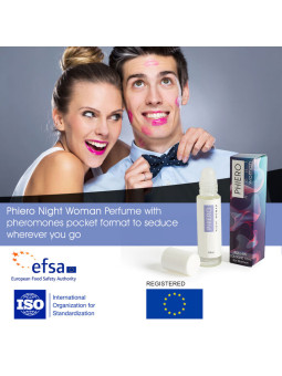 500 COSMETICS - MULHER DA NOITE DE PHIERO. PERFUME COM FEROMONAS EM FORMATO DE ROLL-ON PARA MULHERES