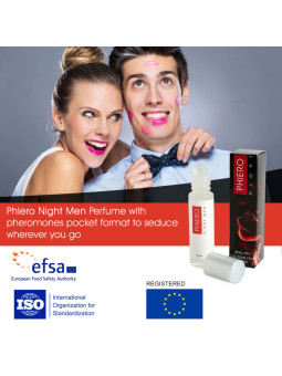 500 COSMETICS - PHIERO NIGHT MAN PERFUME FEROMÔNIOS PARA HOMENS COM ROLL-ON