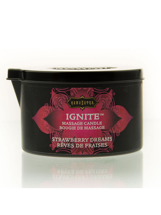 KAMASUTRA - VELA DE MASSAGEM MORANGOS DREAMS 170 GR