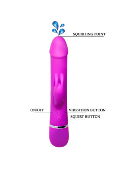 PRETTY LOVE - VIBRADOR HENRY COM 12 MODOS DE VIBRAO E FUNO SQUIRT
