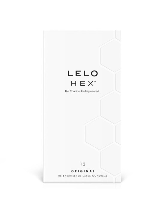 LELO - CAIXA DE PRESERVATIVO HEX 12 UNIDADES