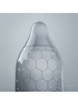 LELO - CAIXA DE PRESERVATIVO HEX 3 UNIDADES