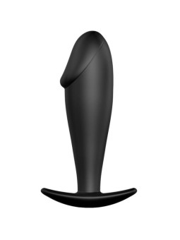 PRETTY LOVE - PLUG ANAL FORMA DE PÊNIS DE SILICONE PRETO