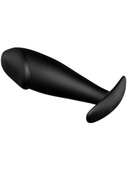 PRETTY LOVE - PLUG ANAL FORMA DE PÊNIS DE SILICONE PRETO