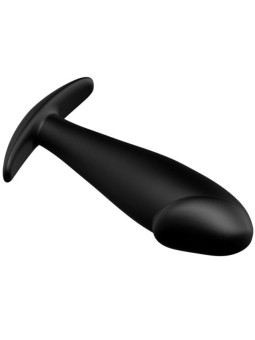 PRETTY LOVE - PLUG ANAL FORMA DE PÊNIS DE SILICONE PRETO