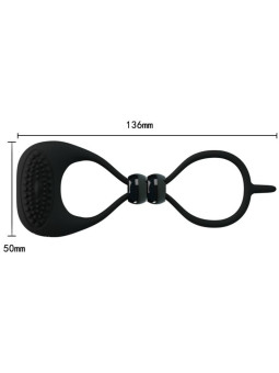 PRETTY LOVE - ANEL DUPLO PARA PÉNIS E TESTÍCULOS