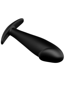 PRETTY LOVE - SILICONE ANAL PLUG FORMA DE PÊNIS E 12 MODOS DE VIBRAO PRETO