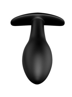 PRETTY LOVE - PLUG ANAL NCORA FORMA SILICONE 12 MODOS DE VIBRAO PRETO