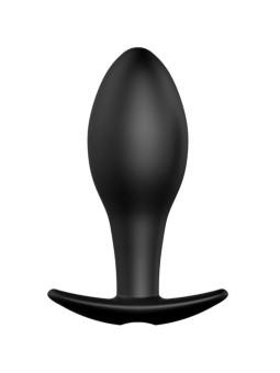 PRETTY LOVE - PLUG ANAL NCORA FORMA SILICONE 12 MODOS DE VIBRAO PRETO