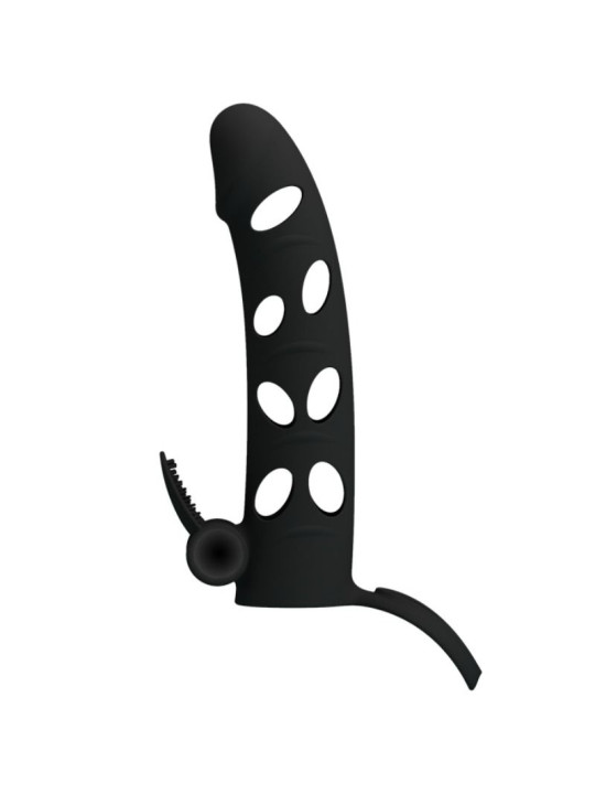 PRETTY LOVE - CAPA DE SILICONE COM VIBRAO 15.2 CM