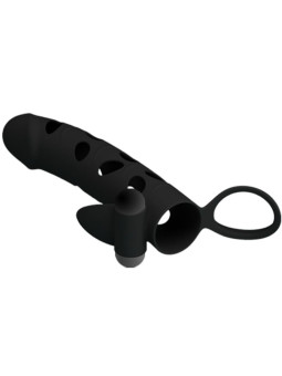 PRETTY LOVE - CAPA DE SILICONE COM VIBRAO 15.2 CM