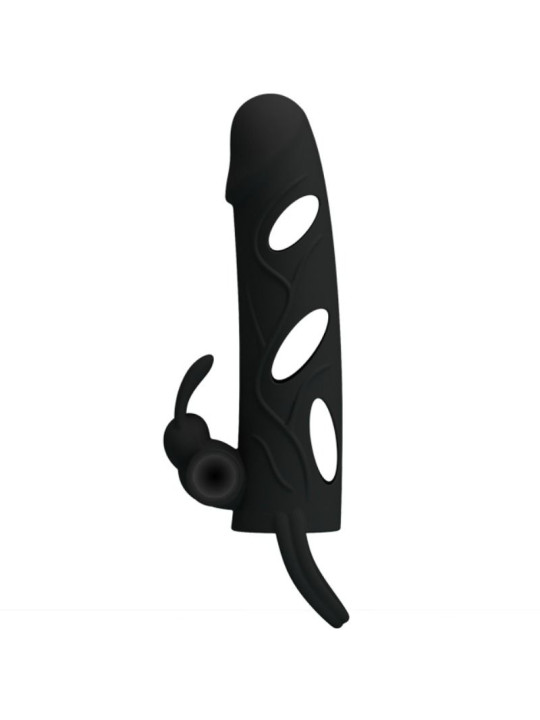 PRETTY LOVE - CAPA DE SILICONE COM VIBRAO 14 CM 1.0