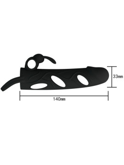 PRETTY LOVE - CAPA DE SILICONE COM VIBRAO 14 CM 1.0