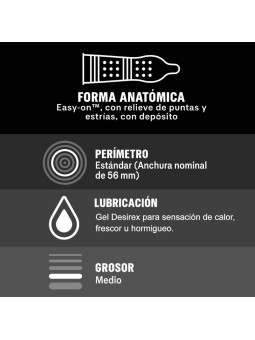 DUREX - ORGÁSMICO INTENSO 12 UNIDADES