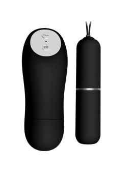 BAILE - CALCINHA FIO DENTAL COM VIBRADOR BALA E CONTROLE REMOTO PRETA
