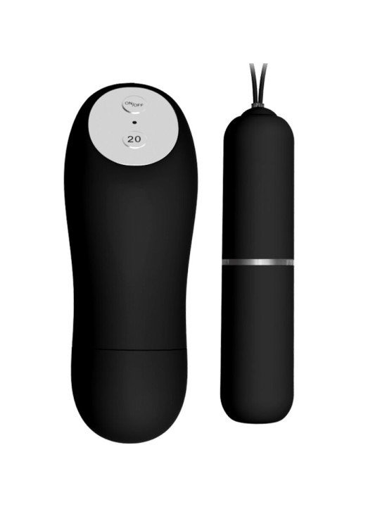 BAILE - CALCINHA FIO DENTAL COM VIBRADOR BALA E CONTROLE REMOTO PRETA
