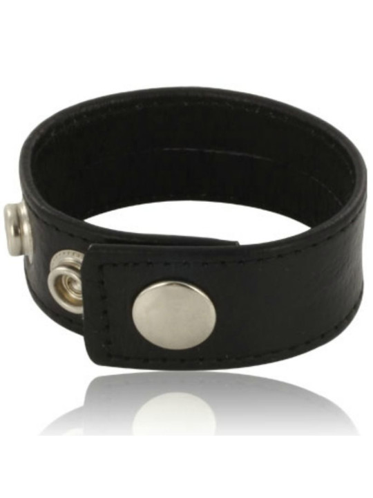 LEATHER BODY - CINTA DE PÊNIS AJUSTVEL EM COURO PRETO