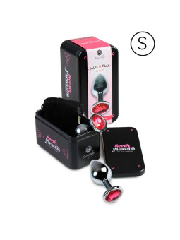 SECRETPLAY - PLUG ANAL ALUMÍNIO FÚCSIA 7 CM