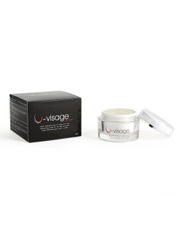 500 COSMETICS - CREME U-VISAGE CREME PARA CUIDADOS COM A PELE DE PESCOÇO DE FACE