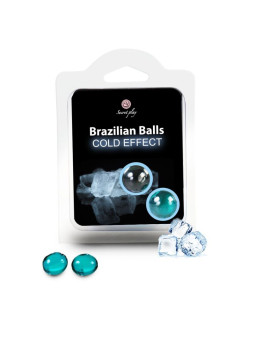 SECRETPLAY - BOLAS BRASILEIRAS EFEITO FRIO 2 UNIDADES