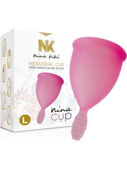 NINA KIKÍ - COPO MENSTRUAL ROSA - TAMANHO L