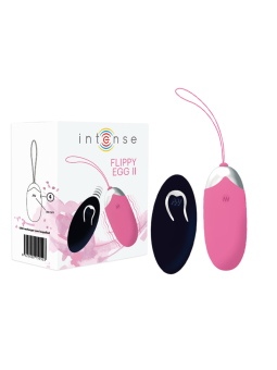 INTENSE - OVO VIBRANTE FLIPPY II COM CONTROLE REMOTO ROSA