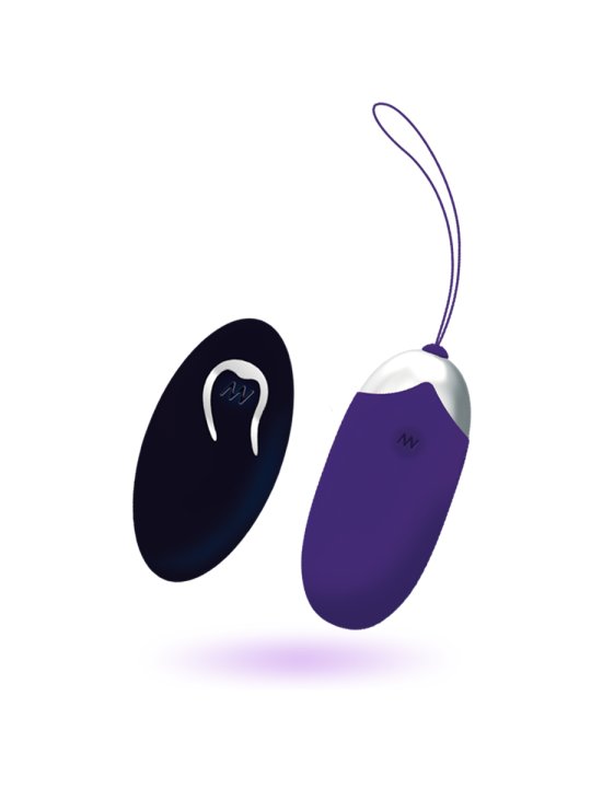 INTENSE - FLIPPY II VIBRANTE OVO COM CONTROLE REMOTO ROXO