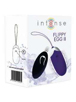 INTENSE - FLIPPY II VIBRANTE OVO COM CONTROLE REMOTO ROXO