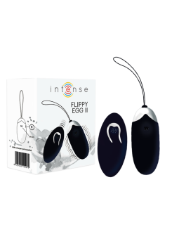 INTENSE - FLIPPY II VIBRANTE OVO COM CONTROLE REMOTO PRETO