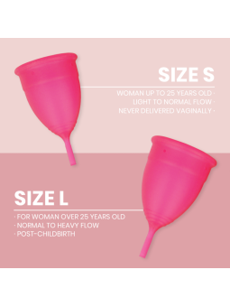 INTIMICHIC - COPO MENSTRUAL GRAU MÉDICO SILICONE - TAMANHO S