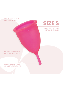 INTIMICHIC - COPO MENSTRUAL GRAU MÉDICO SILICONE - TAMANHO S