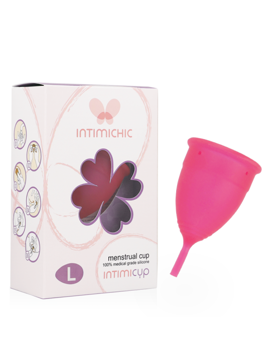 INTIMICHIC - COPO MENSTRUAL GRAU MÉDICO SILICONE - TAMANHO L