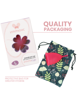 INTIMICHIC - COPO MENSTRUAL GRAU MÉDICO SILICONE - TAMANHO L