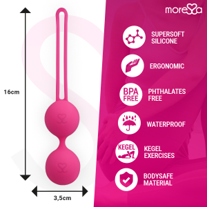 MORESSA - OSIAN DOIS SILICONE PREMIUM ROSA