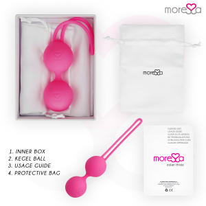 MORESSA - OSIAN TRÊS SILICONE PREMIUM ROSA