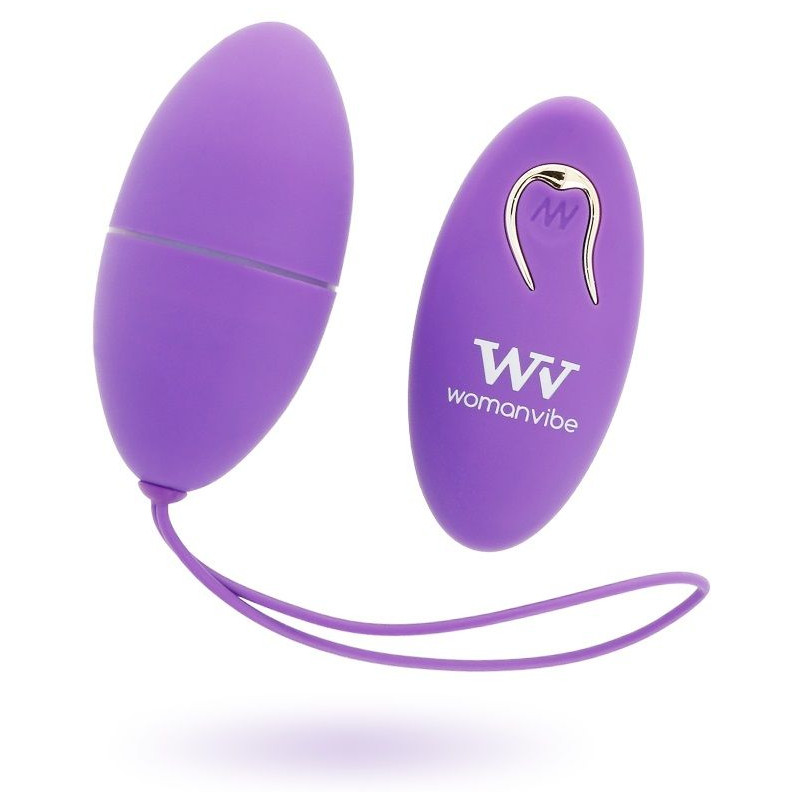 WOMANVIBE - ALSAN EGG CONTROLE REMOTO SILICONE ROXO
