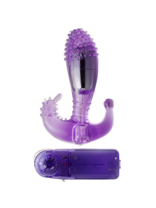 BAILE - ESTIMULADOR VAGINAL E ANAL LILAC COM VIBRAO