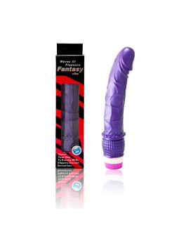 BAILE - VIBRADOR WAVES OF PLEASURE 23 CM ROXO