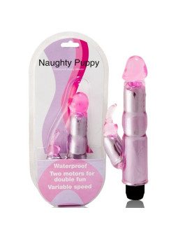 BAILE - VIBRADOR COM ESTIMULADOR ROSA AJUSTVEL