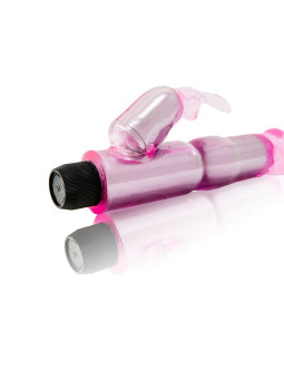 BAILE - VIBRADOR COM ESTIMULADOR ROSA AJUSTVEL