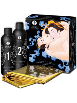 SHUNGA - GEL DE MASSAGEM ERÓTICA ORIENTAL CORPO A CORPO COM FRUTAS EXÓTICAS