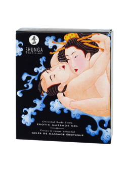 SHUNGA - GEL DE MASSAGEM ERÓTICA ORIENTAL CORPO A CORPO COM FRUTAS EXÓTICAS