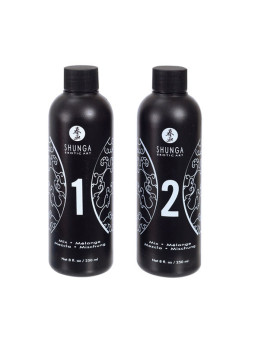 SHUNGA - GEL DE MASSAGEM ERÓTICA CORPO A CORPO ORIENTAL MORANGOS E CAVA