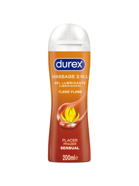 DUREX - GEL LUBRIFICANTE PARA MASSAGEM SENSUAL YLANG YLANG 200 ML