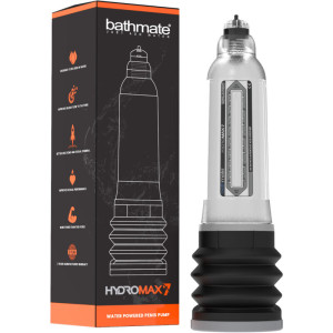 BATHMATE -  HYDROMAX 7 BOMBA DE AUMENTO DO PÉNIS TRANSPARENTE