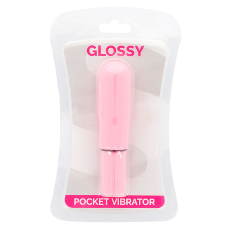 GLOSSY - VIBRADOR DE BOLSO ROSA